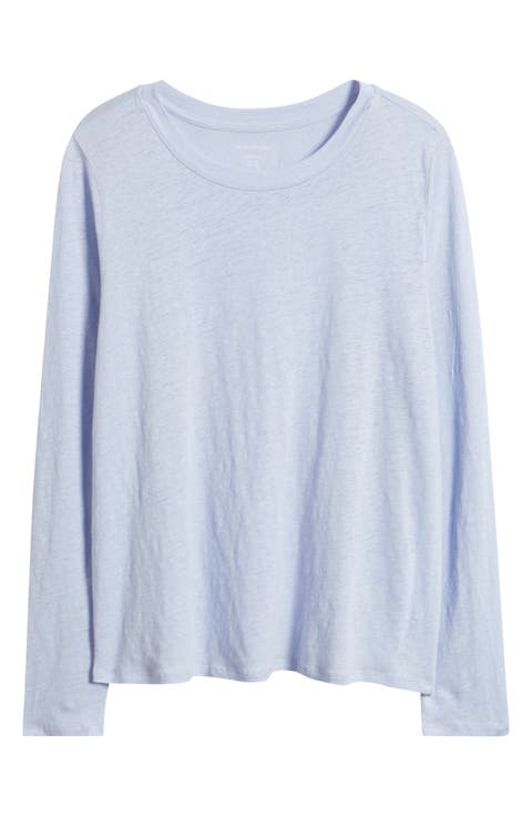 Organic Linen Long Sleeve T-Shirt