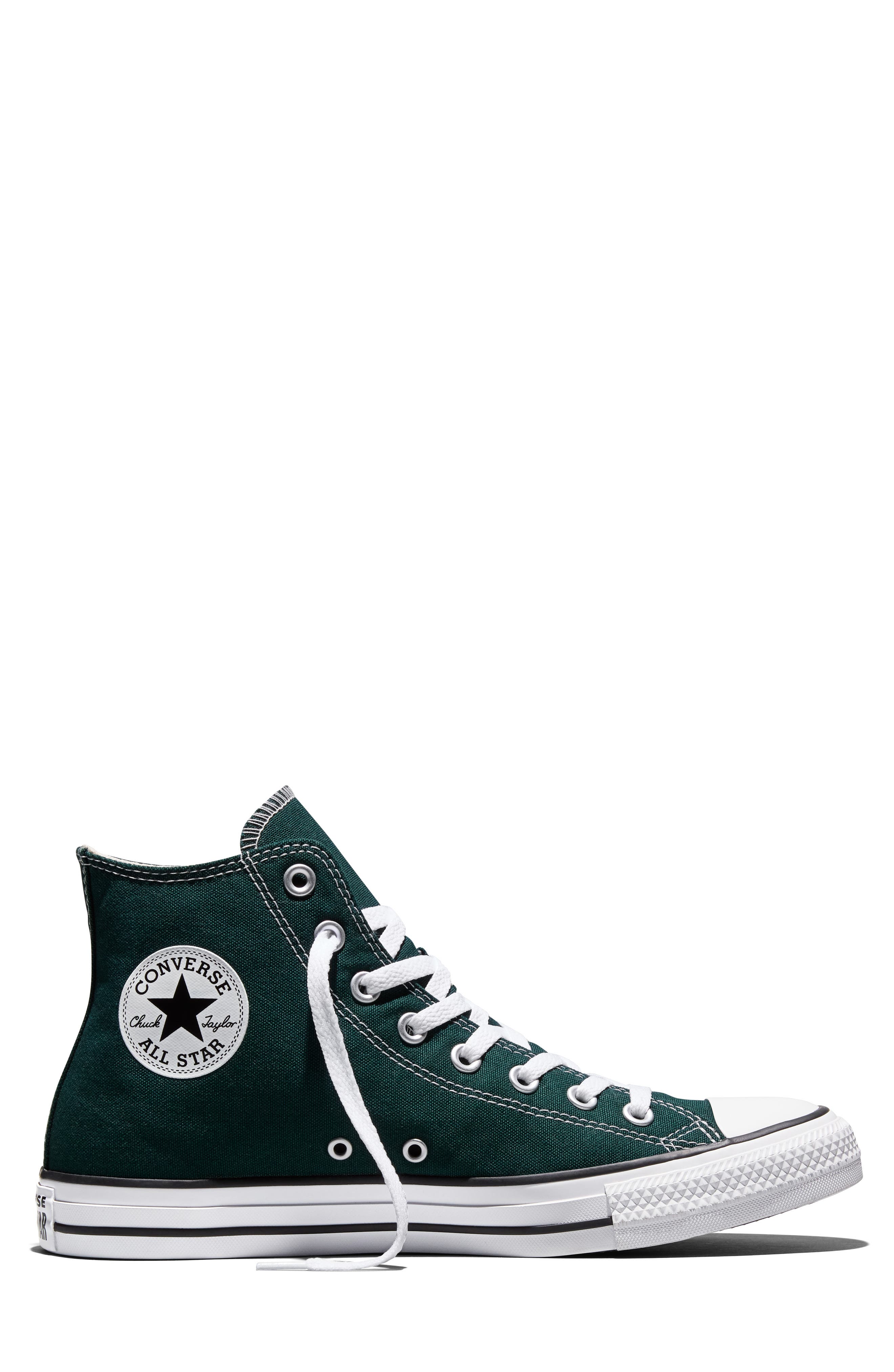 Chuck Taylor All Star High Top Sneaker, Alternate, color, STEELY PINE