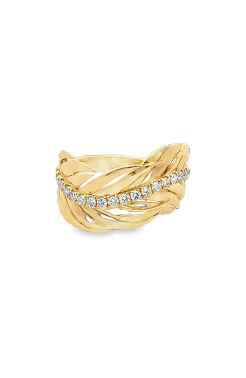 Bahia 18k Gold Diamond Statement Ring