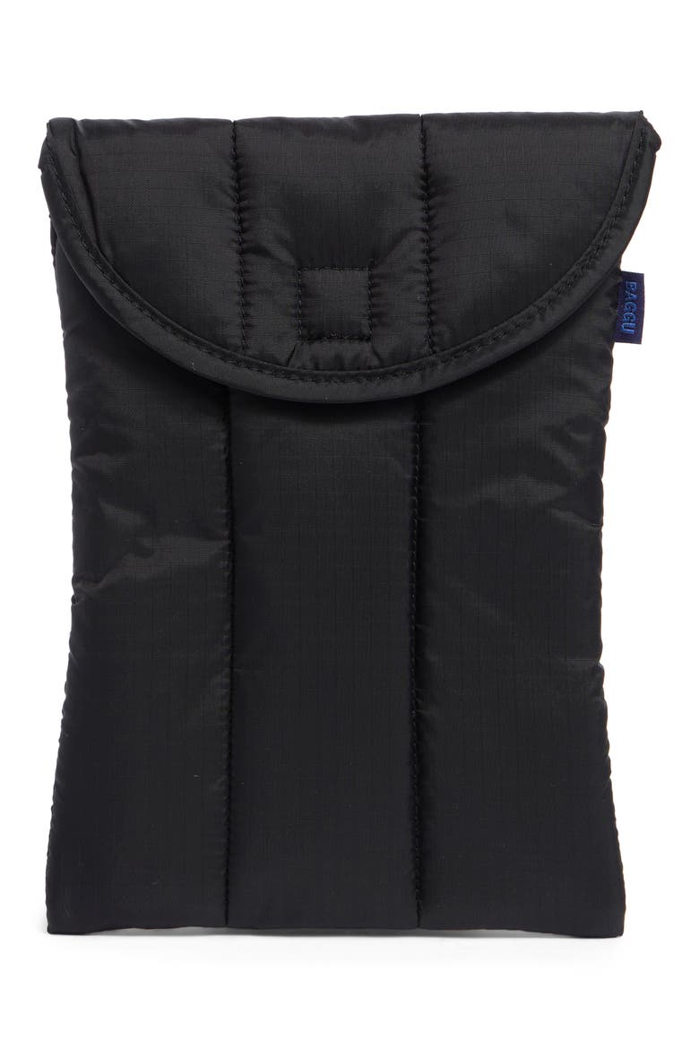 Puffy 8" Tablet Sleeve, Main, color, BLACK
