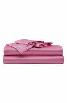 Betsey Johnson Solid Satin Sheet Set