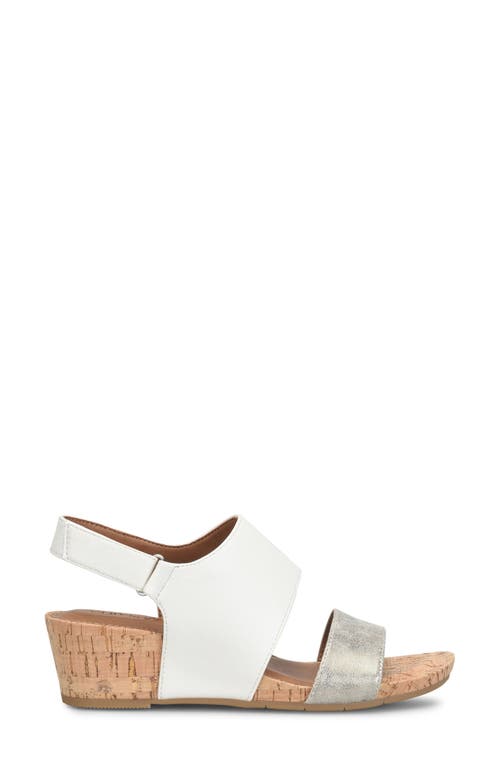 Eurosoft Reba Slingback Wedge Sandal In Parchment