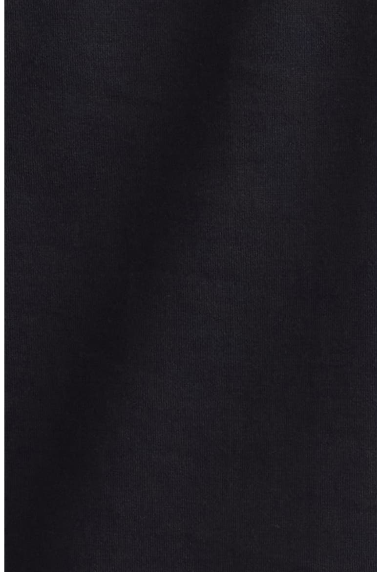 Logo Embroidered Lace Trim T-Shirt, Alternate, color, NERO