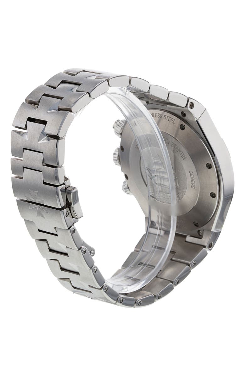 Watchfinder & Co. Vacheron Constantin Preowned Overseas Chronograph Bracelet Watch, 42mm, Alternate, color, 