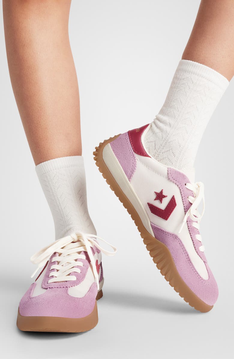 Converse Gender Inclusive Run Star Trainer Ox Sneaker, Alternate, color, Cliffside Rose/ Egret