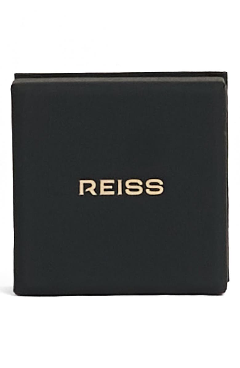 Reiss Pollie Polished Ball Huggie Hoop Earrings, Alternate, color, Silver Tone