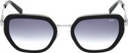 ABERCROMBIE & FITCH 53mm Gradient Geometric Sunglasses