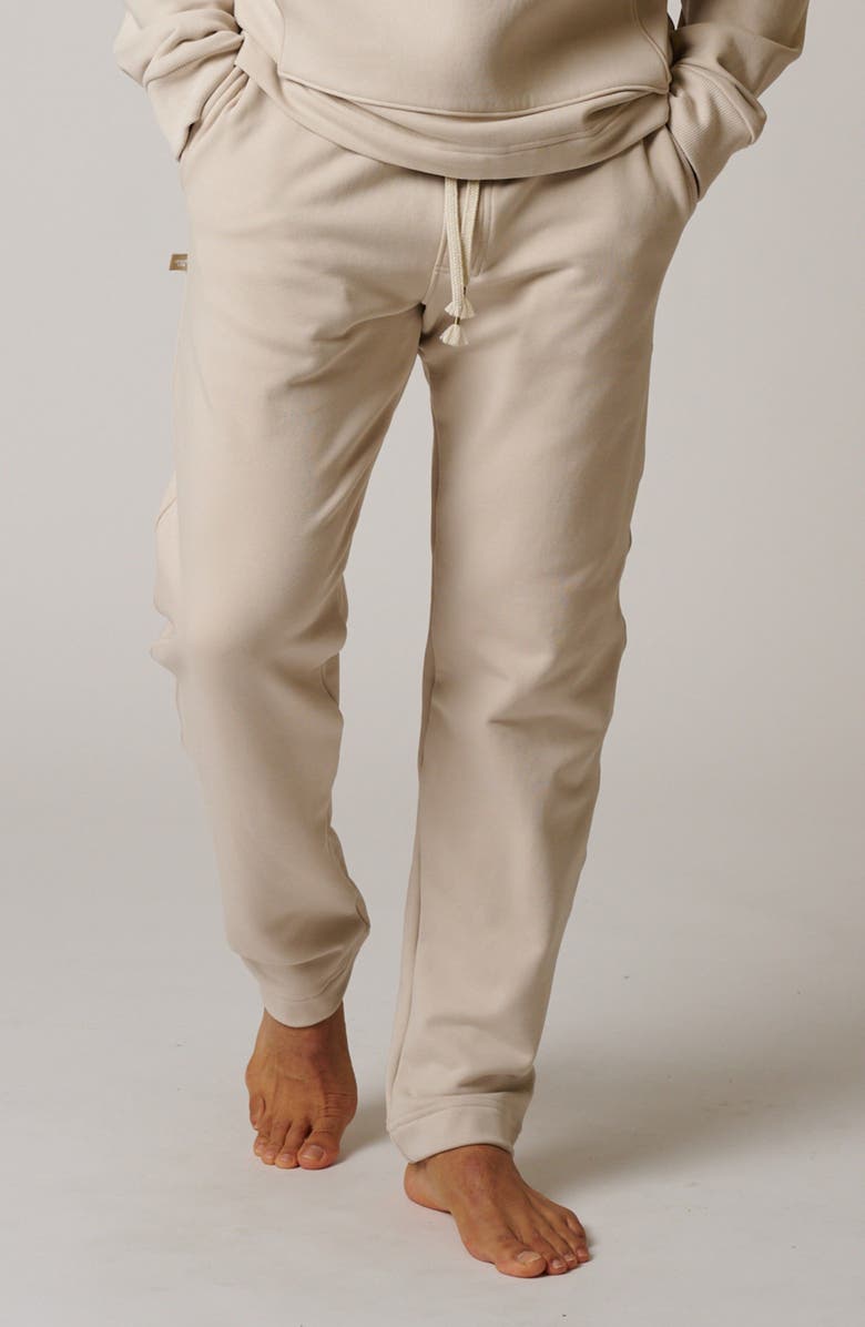 LEISURE LAB Zen Sweatpants, Main, color, Mushroom