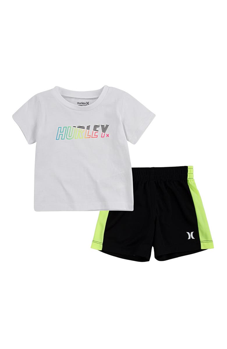 Hurley On Shore T-Shirt & Shorts Set, Main, color, 