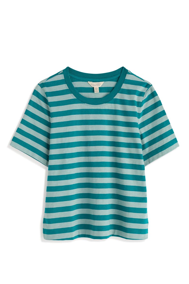 Copseland Stripe Organic Cotton T-Shirt, Alternate, color, SCALLION EMULSION