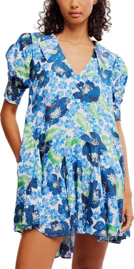 Moon Chaser Tiered Shift Minidress