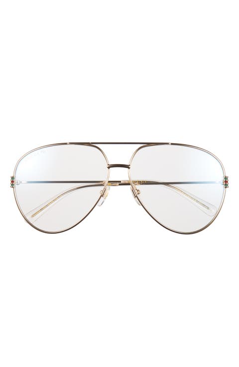 62mm Pilot Sunglasses