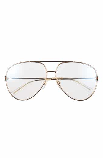 Gucci 62mm Pilot Sunglasses