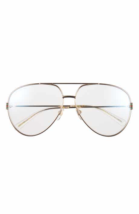 Gucci 62mm Pilot Sunglasses