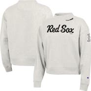 Champion Women's Champion Stone Boston Red Sox Triumph Tri-Blend Sweatshirt