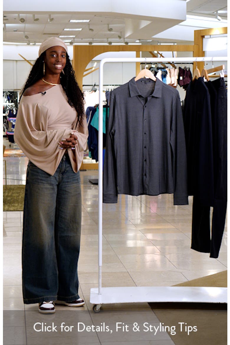 Northpark Knit Button-Up Shirt video