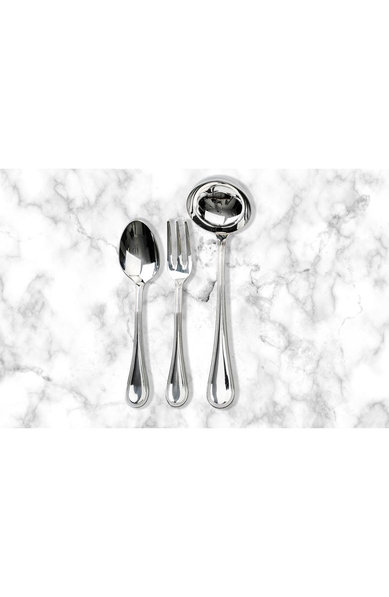 Mepra Perla Flatware Set - 43 Pieces, Alternate, color, Stainless Steel