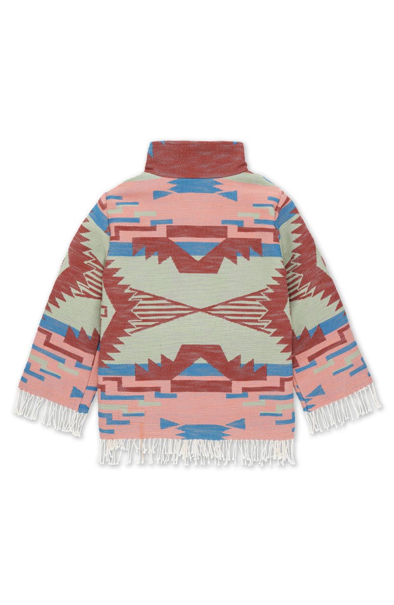 Fortela Feather Navajo Cotton Cape, Alternate, color, Nvj