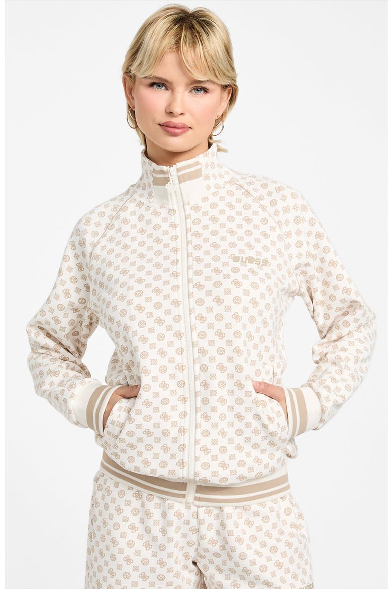 Aggie Full Zip Sweatshirt, Alternate, color, BEIGE