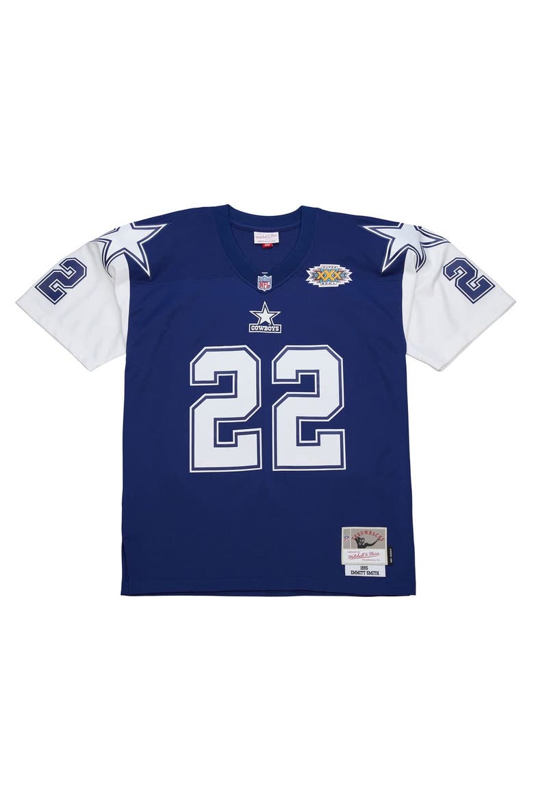 Men's Mitchell & Ness Emmitt Smith Navy Dallas Cowboys 1995 Legacy Replica Jersey, Alternate, color, Navy