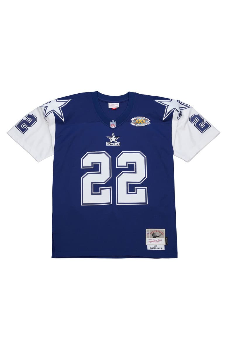Mitchell & Ness Men's Mitchell & Ness Emmitt Smith Navy Dallas Cowboys 1995 Legacy Replica Jersey, Alternate, color, Navy