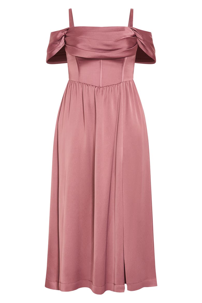 Angel Love Corset Maxi Dress, Alternate, color, ROSE
