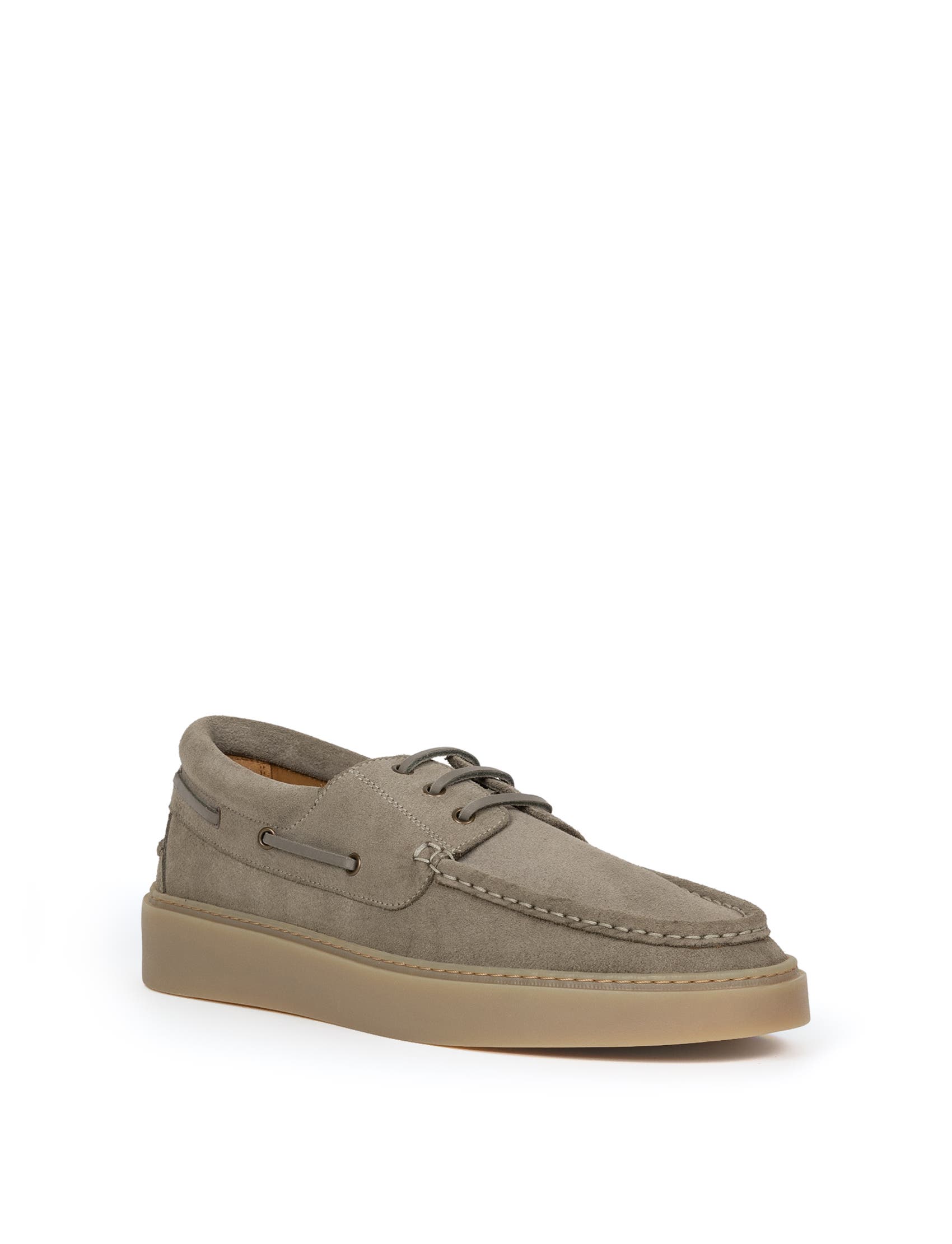 Ewan Boat Shoes, Alternate, color, Grey Green