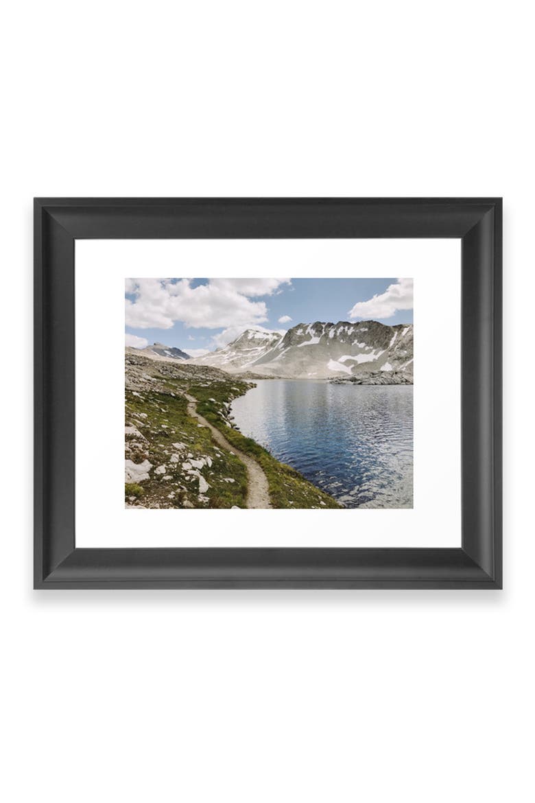 High Sierra Lake Art Print, Main, color, BLACK FRAME- 18X24