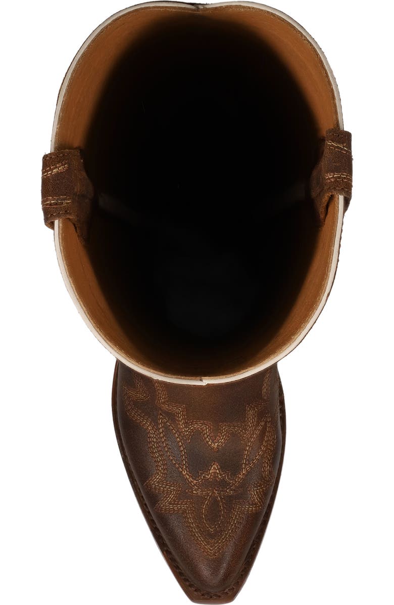 Frye Sacha Knee High Western Boot, Alternate, color, Toffee White