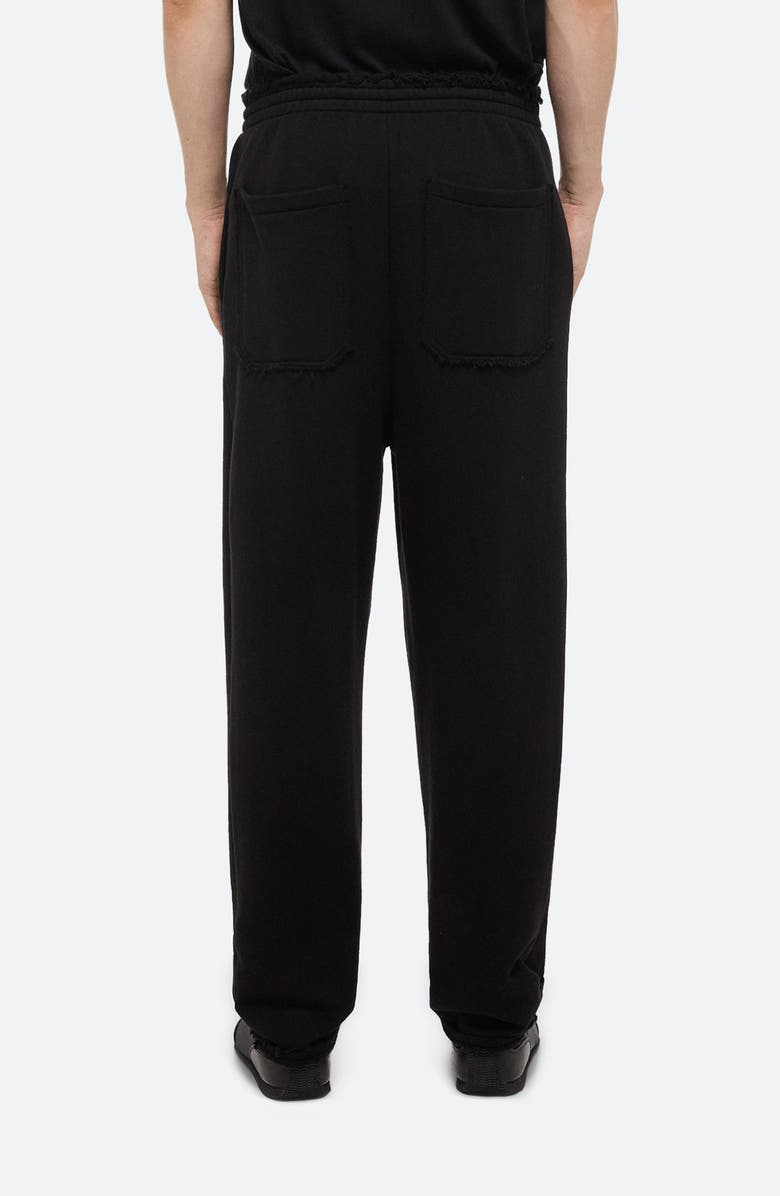 Helmut Lang Minimal Plush Sweatpants, Alternate, color, Black - 001