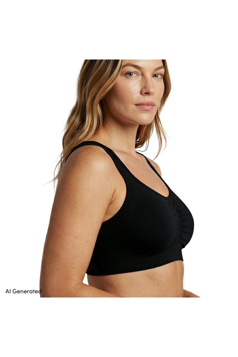 Bralette Soft Fit Seamless, Alternate, color, Black