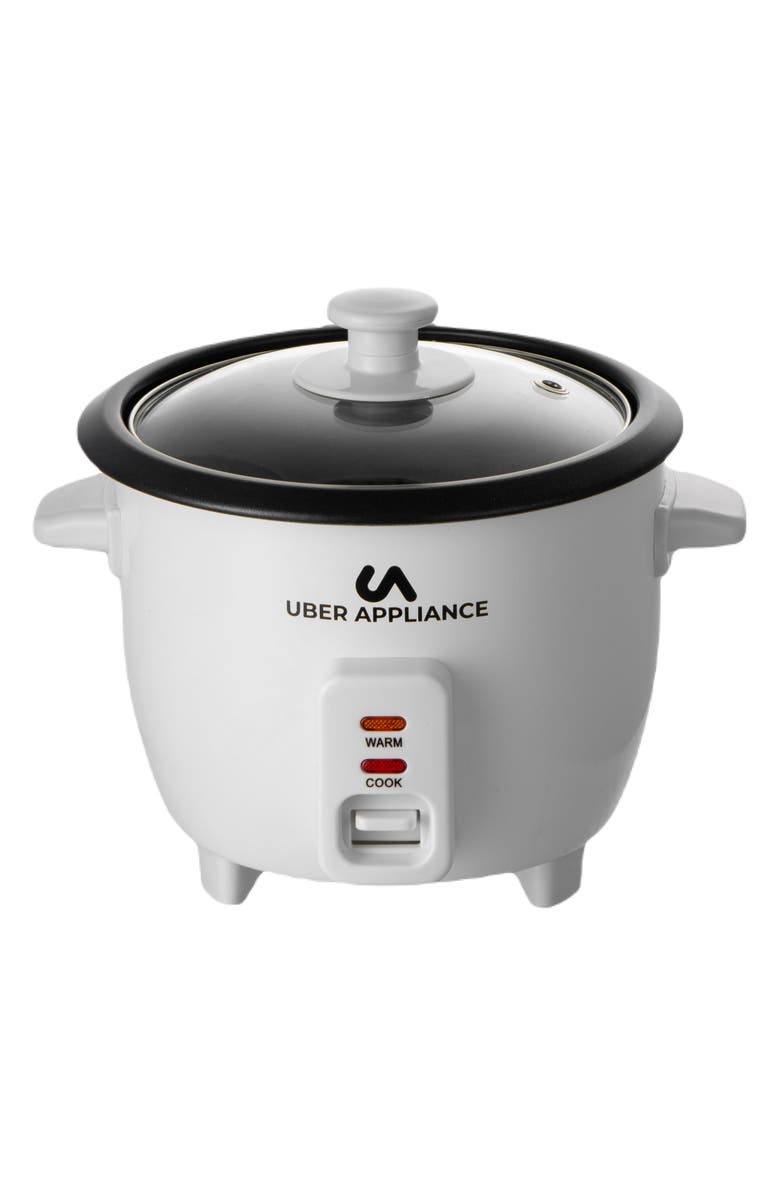 UBER APPLIANCE 6-Cup Rice Cooker, Main, color, White