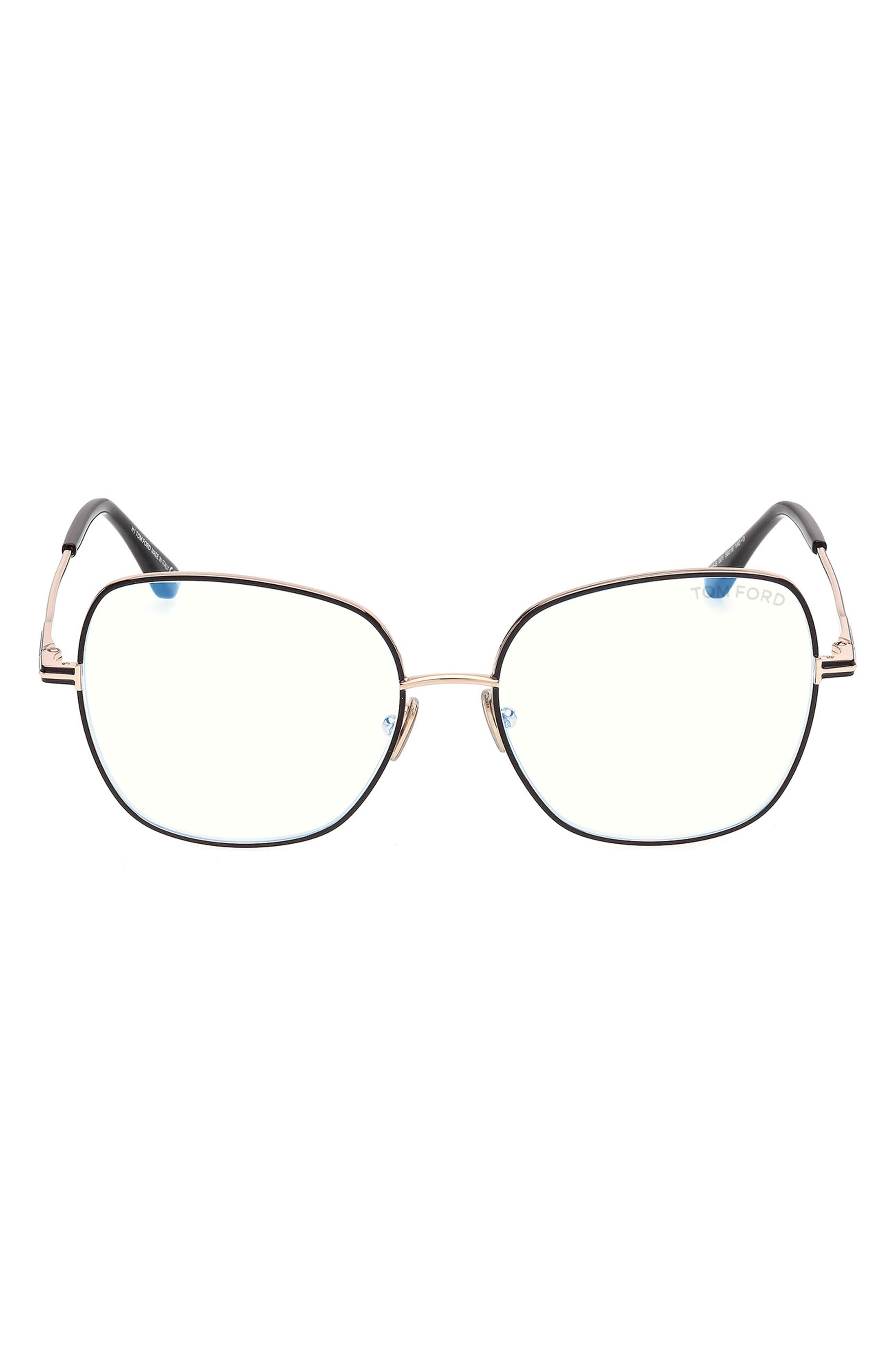 SHINY BLACK ROSE GOLD BLUE