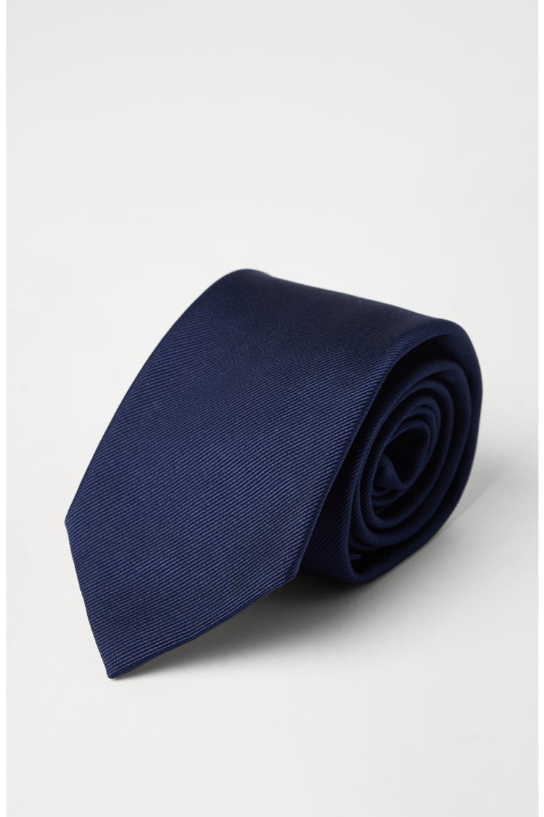 Silk twill tie, Alternate, color, Blue