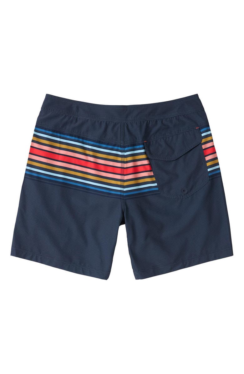 SAXX Betawave 2-in-1 5-Inch Board Shorts, Alternate, color, Horizon Stripe-Maritime