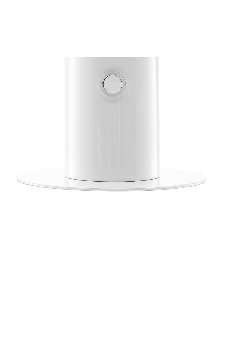 Boletus Contemporary Bohemian Rechargeable/Cordless Iron Integrated Portable LED Mushroom Table Lamp, Alternate, color, White