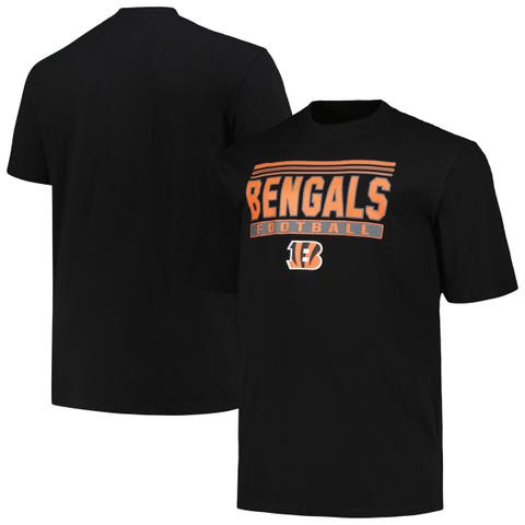 Men's Fanatics Branded Black Cincinnati Bengals Big & Tall Pop T-Shirt