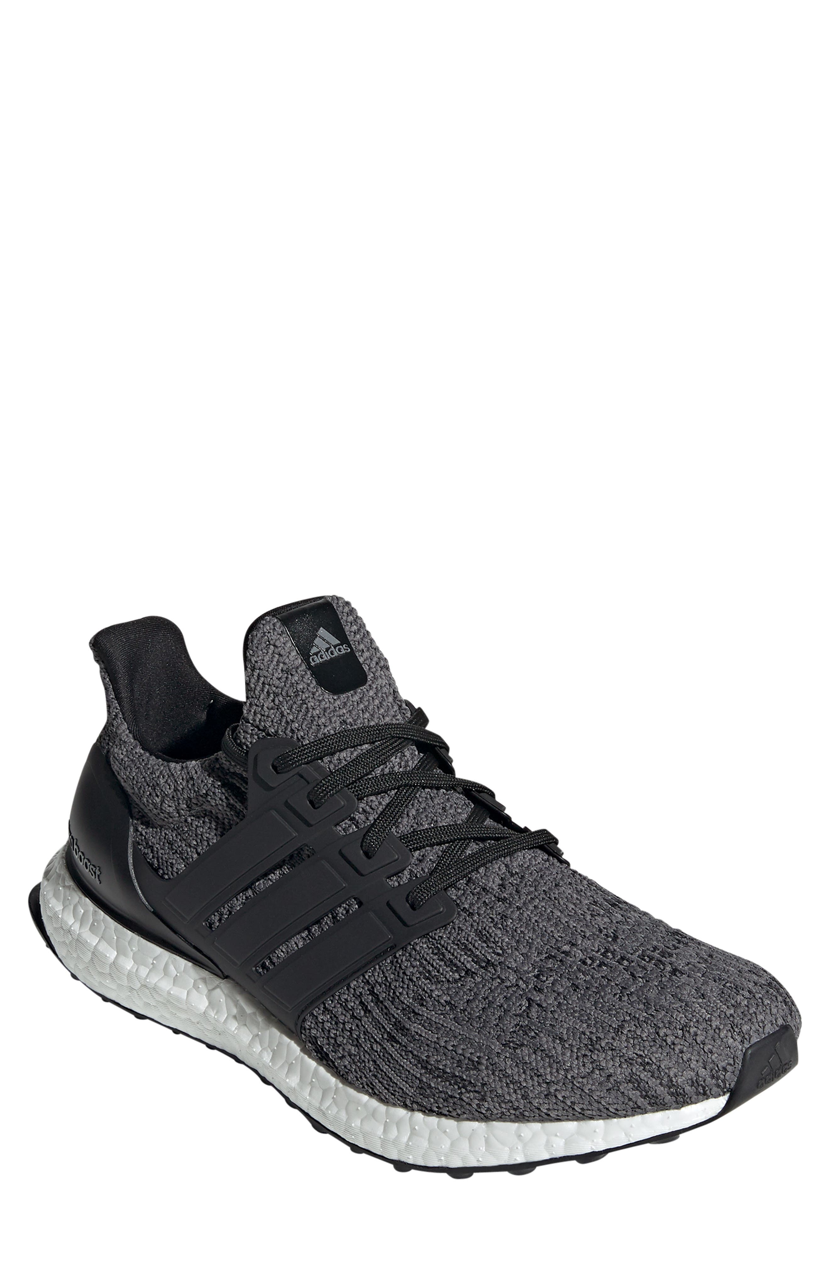 UltraBoost DNA Running Shoe, Main, color, GREY FOUR/ CORE BLACK