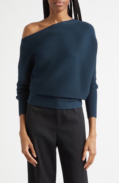 Lorna Rib Knit Off the Shoulder Top