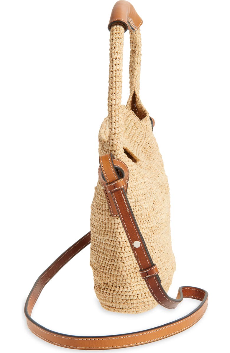 Helen Kaminski Yala Raffia Mini Shoulder Bag, Alternate, color, Natural/ Cotto