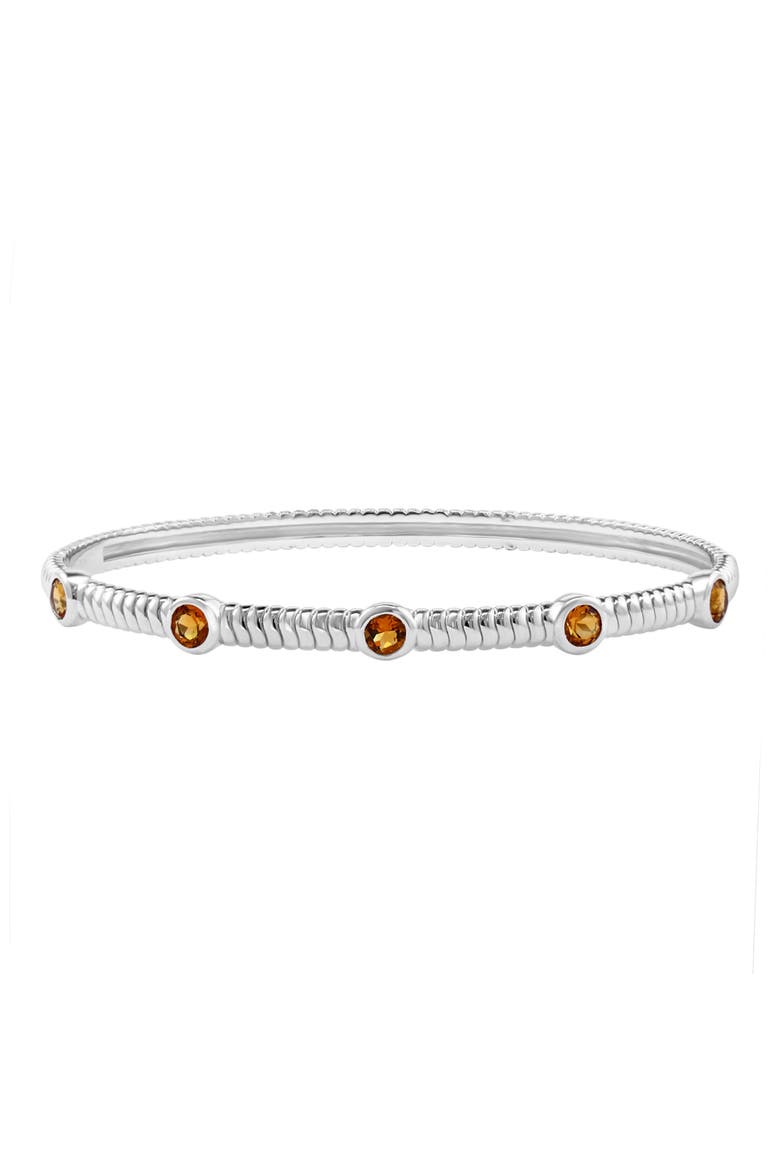 Sterling Silver Citrine Bracelet, Main, color, ORANGE