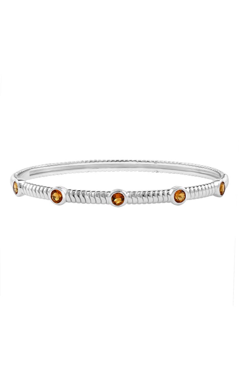 EFFY Sterling Silver Citrine Bracelet, Main, color, Orange