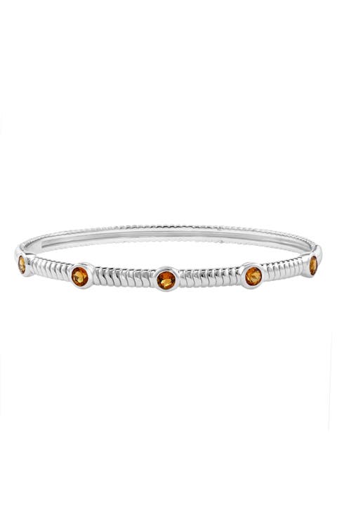 Sterling Silver Citrine Bracelet