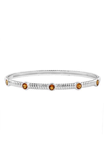 Effy Sterling Silver Citrine Bracelet In Orange