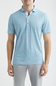 johnnie-O Peelin Good Citrus Print Performance Jersey Polo