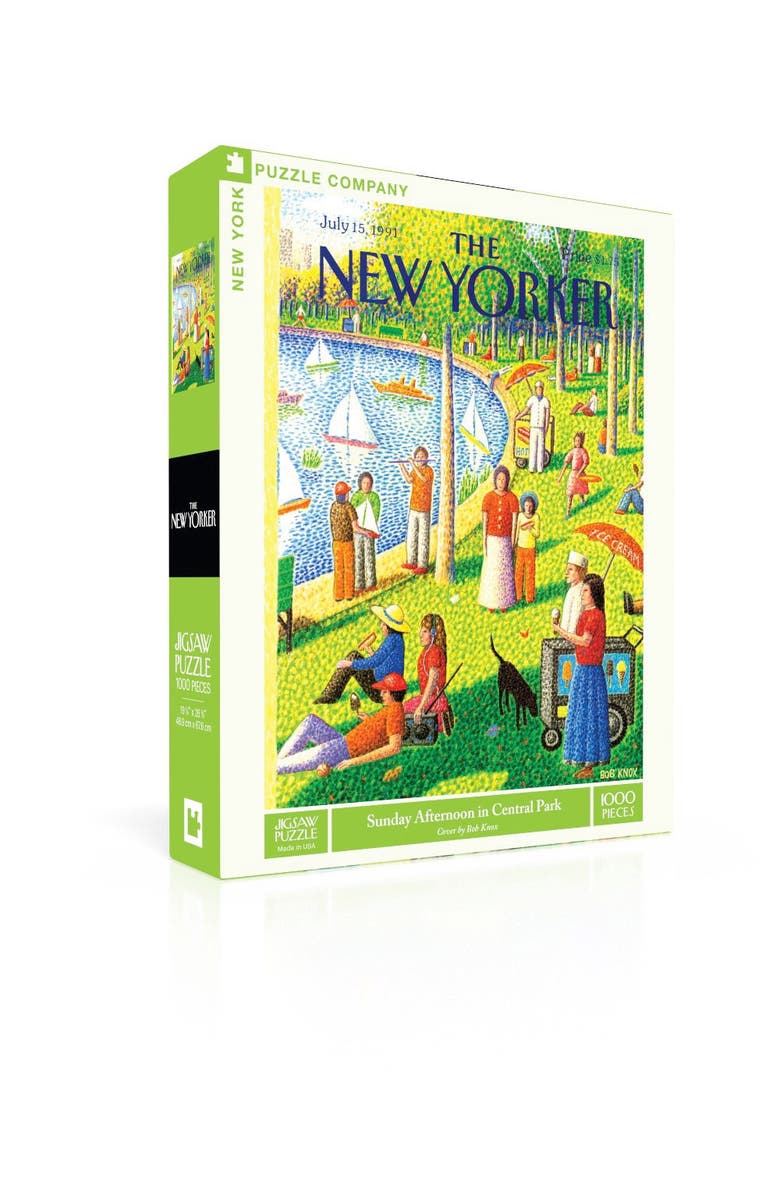 NEW YORK PUZZLE COMPANY Sunday Afternoon in Central Park 1000 Piece Puzzle, Alternate, color, NO COLOR
