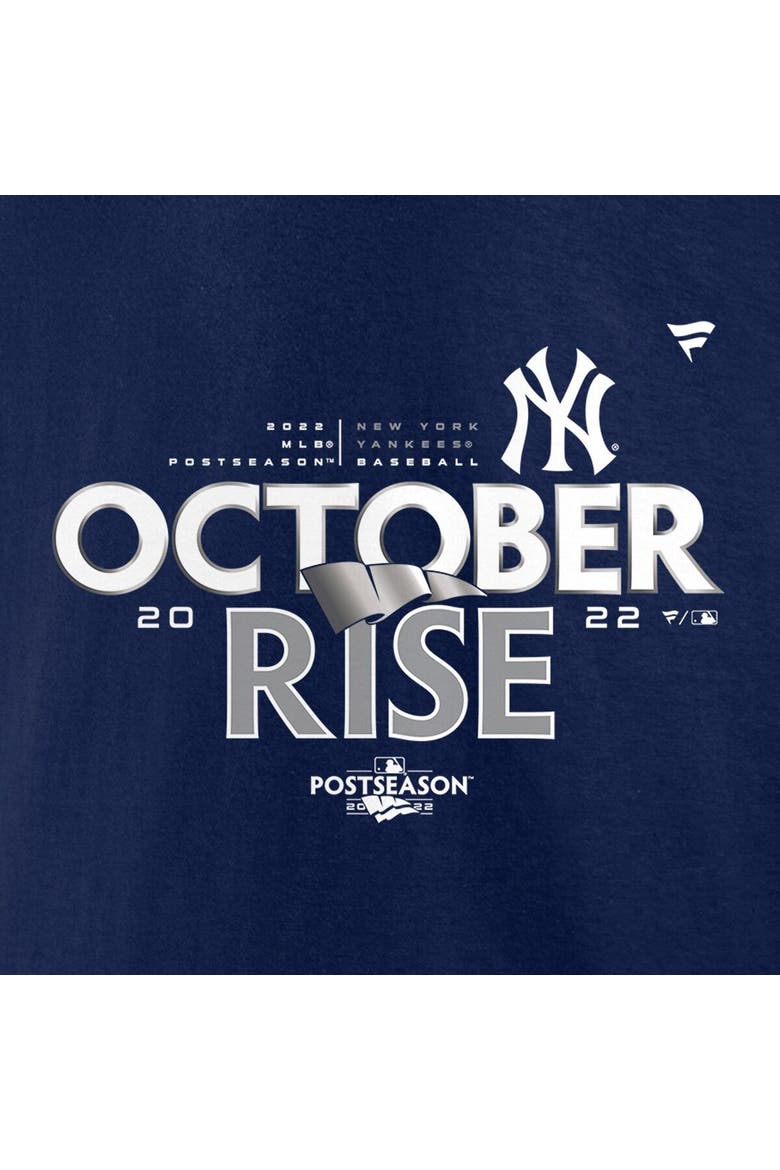 Men's Fanatics Branded Navy New York Yankees 2022 Postseason Locker Room T-Shirt, Alternate, color, Navy