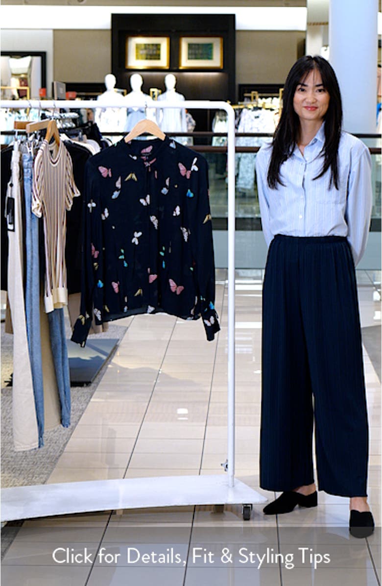 Arden Print Pleated Top, sales video thumbnail