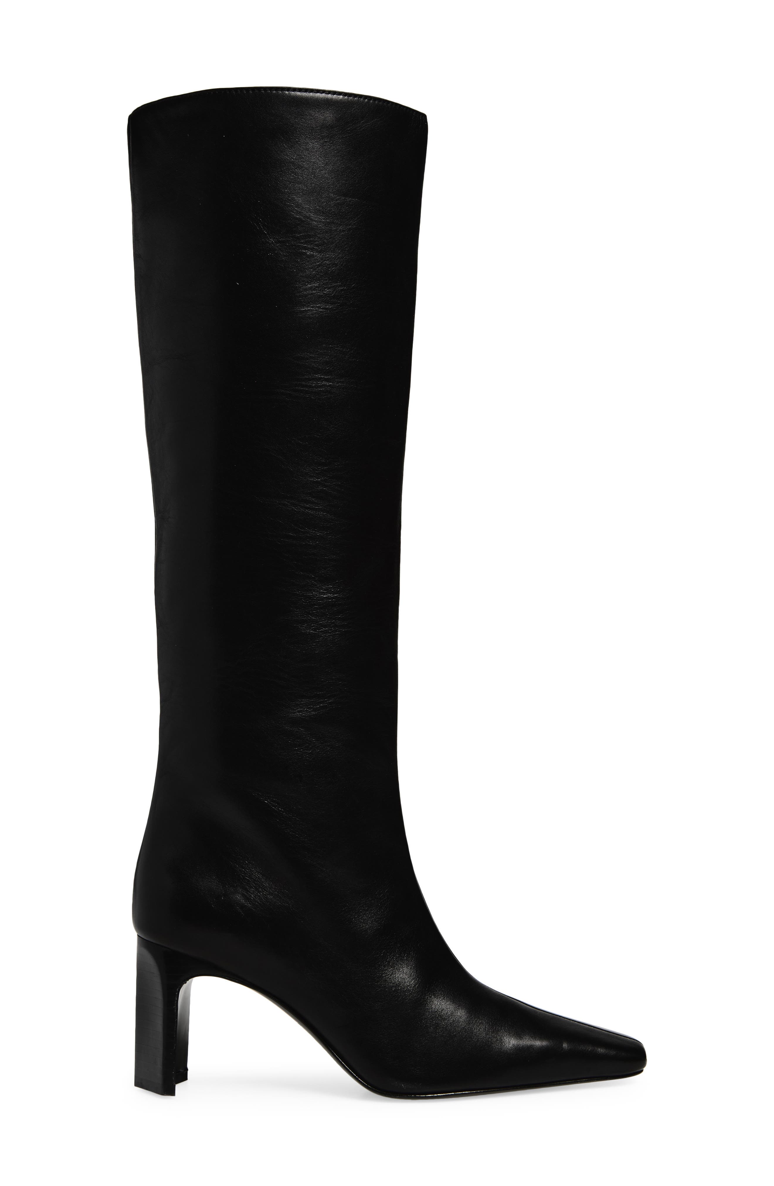 Kristie Knee High Boot, Alternate, color, BLACK