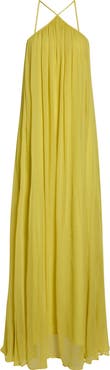 STAUD Dasha Halter Maxi Dress
